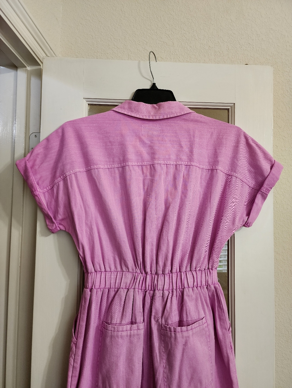 NWT Universal Thread Pink Utility Jumpsuit Belted Cotton Size 6 - Picture 7 of 15